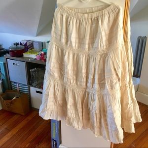 Vintage cotton maxi skirt